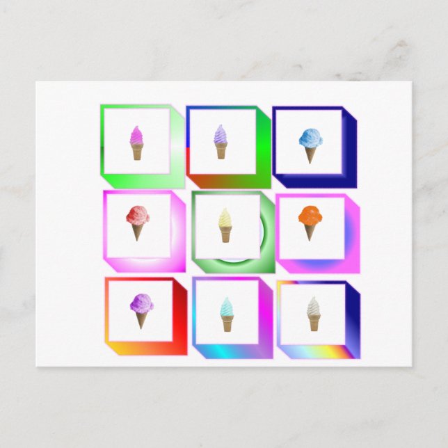 icecream boxes postcard (Front)