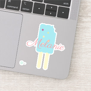 Icecream Pop with Sprinkles Custom Name