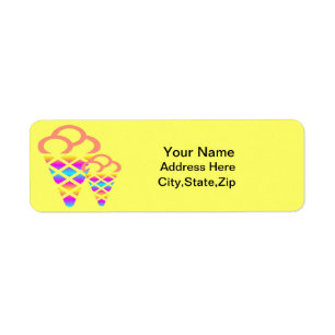 Icecream Return Address Lables