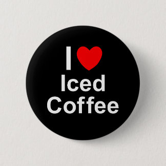Iced Coffee 2 Inch Round Button