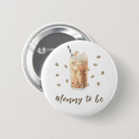 Iced Coffee brewing Baby shower - mommy to be