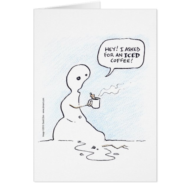 iced coffee card (Front)