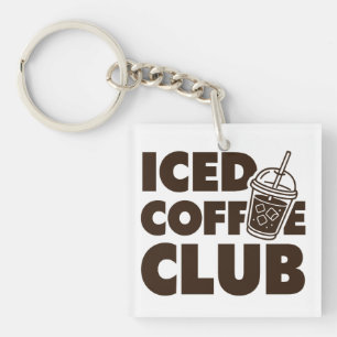 Iced Coffee Club Keychain