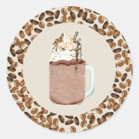 Iced Coffee Cold Brew Coffee Beans Mason Jar Class