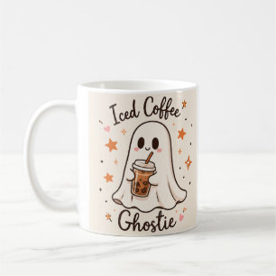 Iced Coffee Ghostie - Cute Halloween Mug