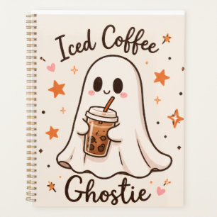 Iced Coffee Ghostie - Cute Halloween Planner