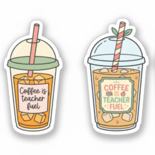 Iced Coffee Is Teacher Fuel Funny Gift