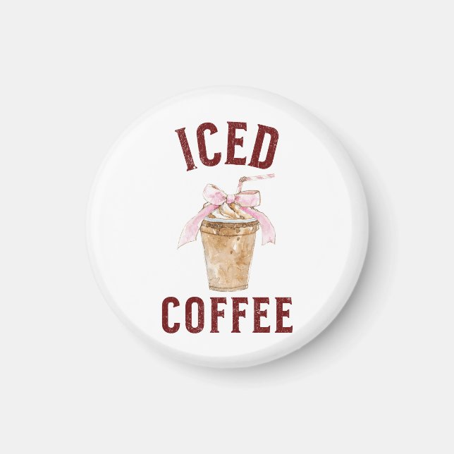 Iced Coffee Magnet (Front)
