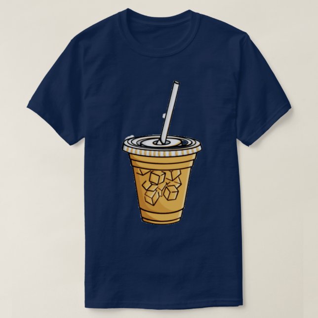 Iced Coffee      T-Shirt (Design Front)