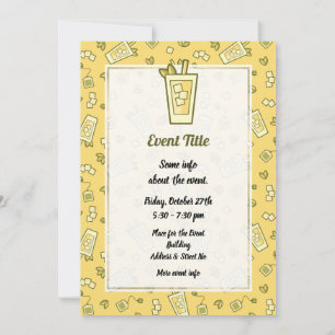 Iced Tea Invitation