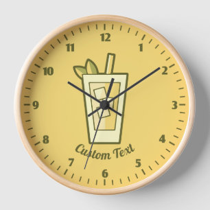 Iced Tea Large Clock
