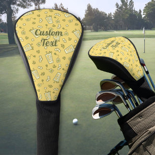 Iced Tea Pattern Golf Head Cover