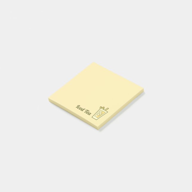 Iced Tea Post-it Notes (Angled)