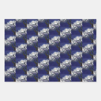 Iced Twilight Wrapping Paper Sheet
