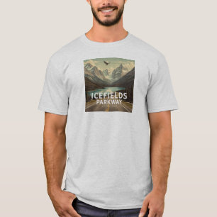 Icefields Parkway Alberta Canada Eagle T-Shirt
