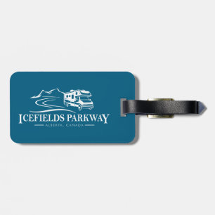 Icefields Parkway Alberta Recreational Vehicle Luggage Tag