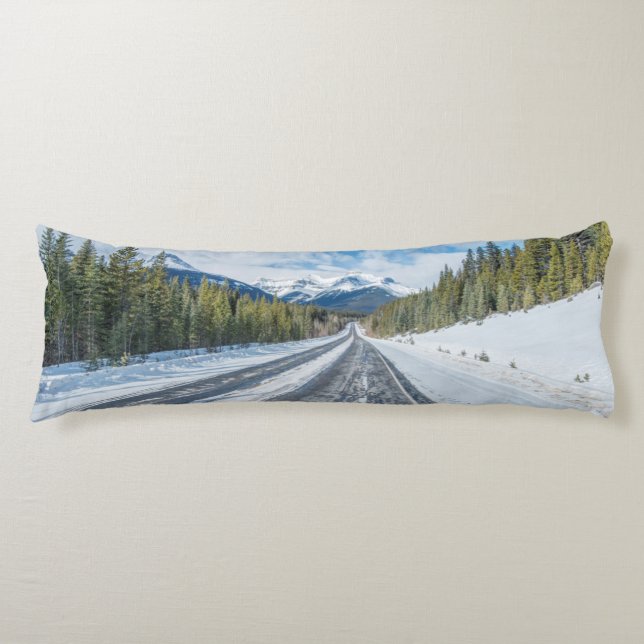 Icefields Parkway Body Pillow (Front)