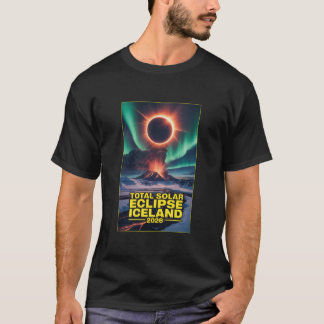 Iceland 2026 Eclipse Shirt - Total Solar Event Tee