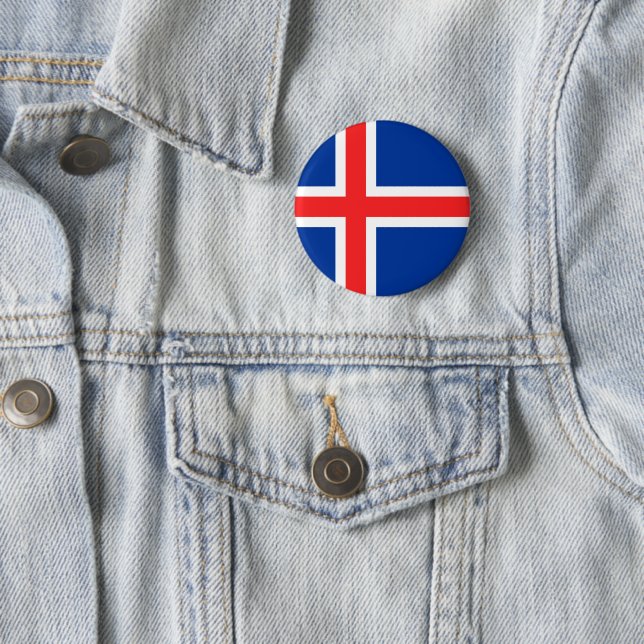 Iceland 2 Inch Round Button (In Situ)