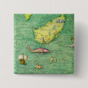 Iceland 2 Inch Square Button