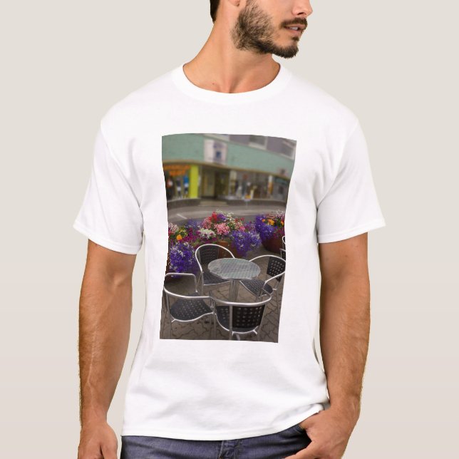 Iceland, Akureyri. View of the main business T-Shirt (Front)