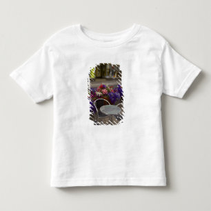 Iceland, Akureyri. View of the main business Toddler T-shirt