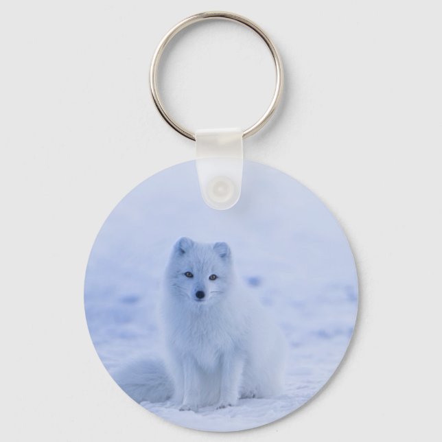 Iceland Arctic Fox Keychain (Front)