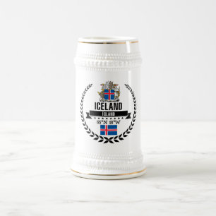 Iceland Beer Stein