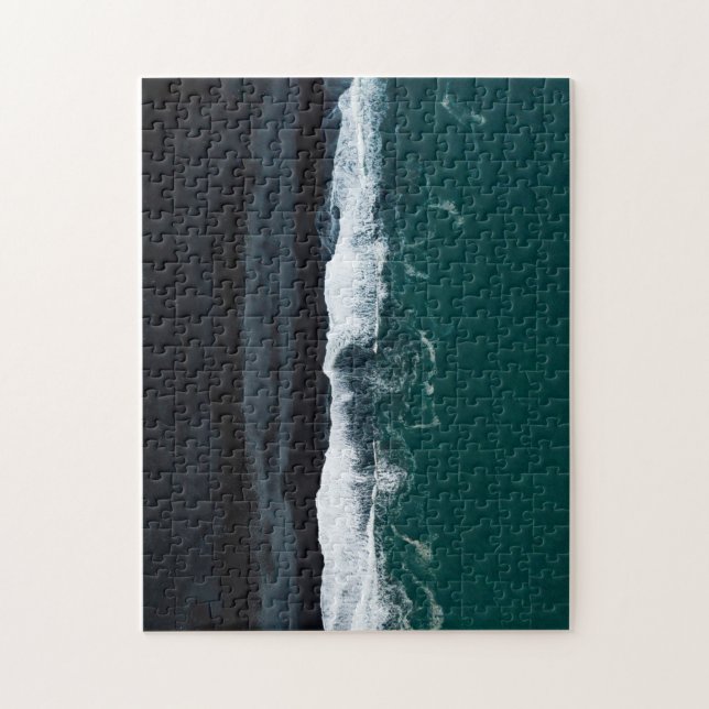 Iceland Black Sand Beach Puzzle (Vertical)