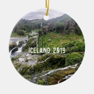 Iceland - ceramic ornament
