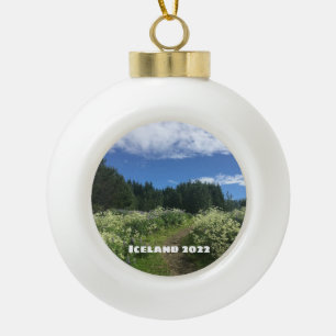 Iceland - Ceramic Ornament