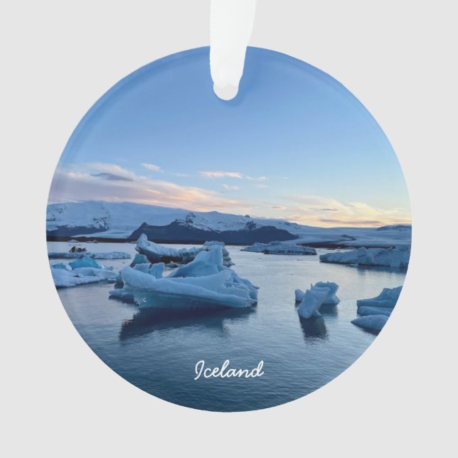 Iceland - ceramic ornament (Front)