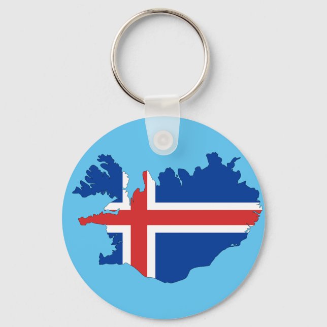 Iceland country keychain (Front)