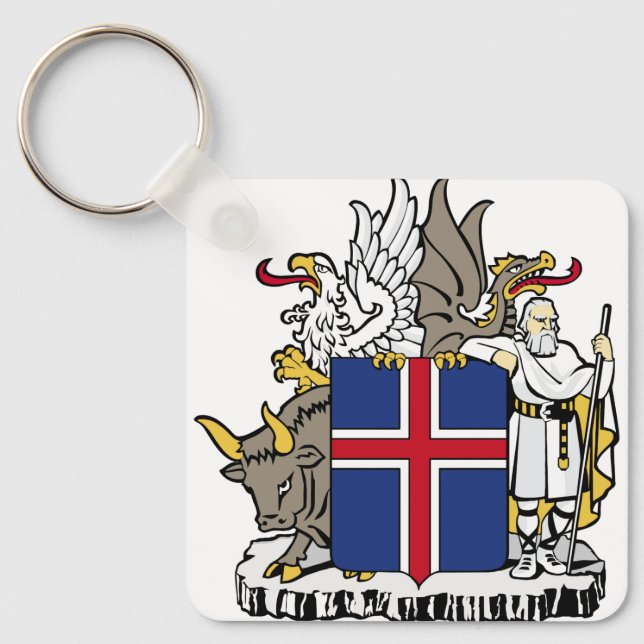 iceland emblem keychain (Front)
