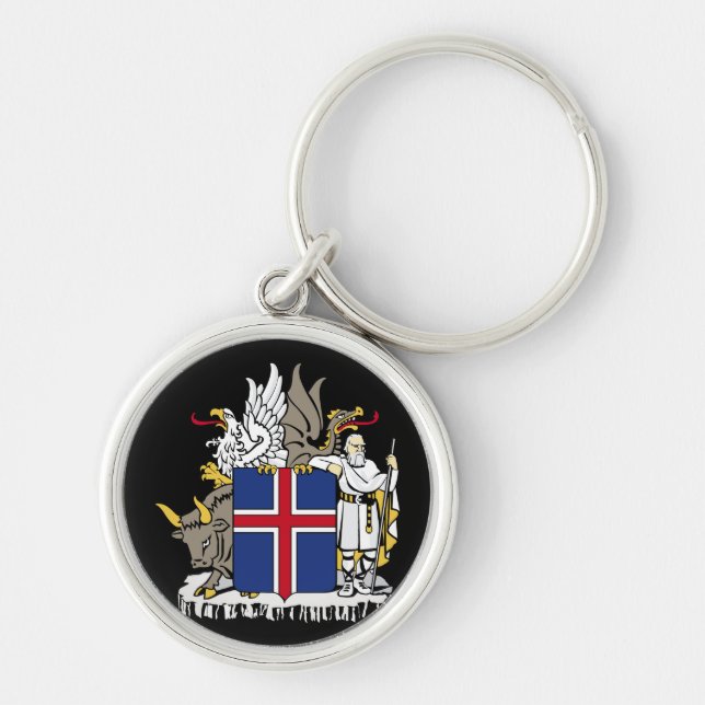 iceland emblem keychain (Front)