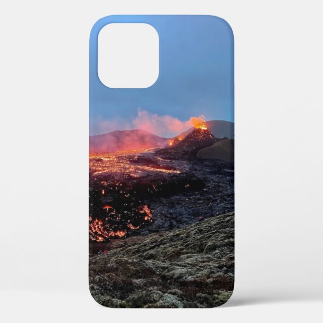 Iceland eruption - Case-Mate iPhone Case (Back)