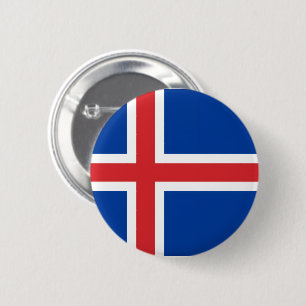 Iceland Flag 2 Inch Round Button