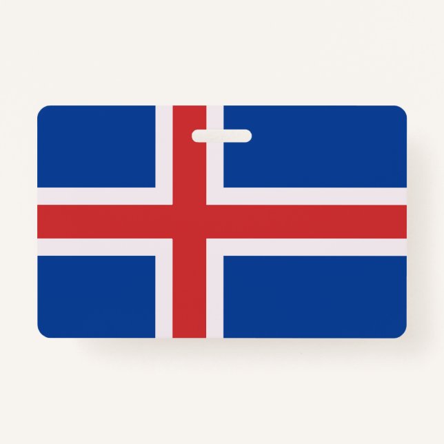 Iceland flag badge (Front)