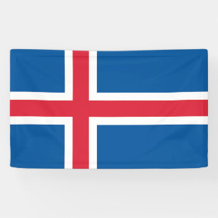 Iceland Flag Banner