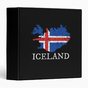 Iceland Flag Binder