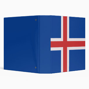 Iceland flag binder