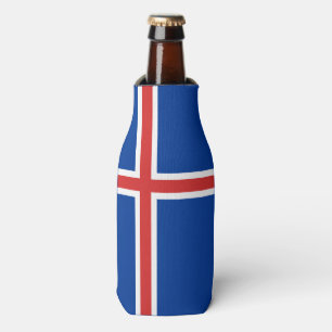 Iceland Flag Bottle Cooler