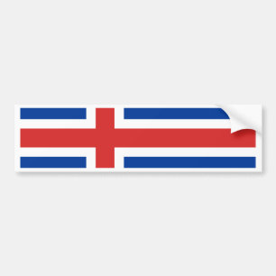 Iceland Flag Bumper Sticker