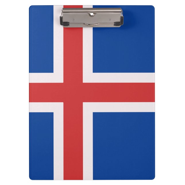 Iceland flag clipboard (Front)