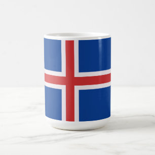 Iceland flag coffee mug