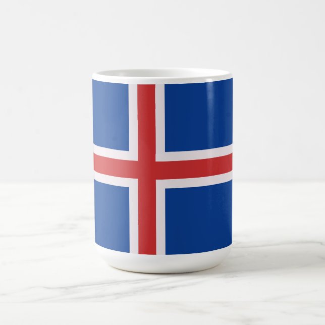 Iceland flag coffee mug (Center)