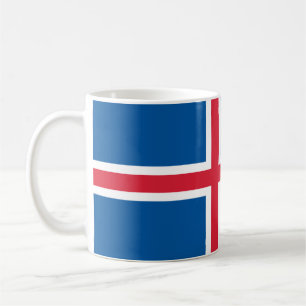 Iceland flag coffee mug