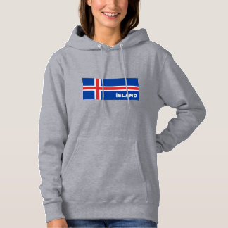 Iceland Flag Design Hoodie