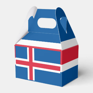 Iceland flag  favor box
