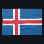 Iceland Flag Kitchen Towel<br><div class="desc">Patriotic flag of Iceland.</div>